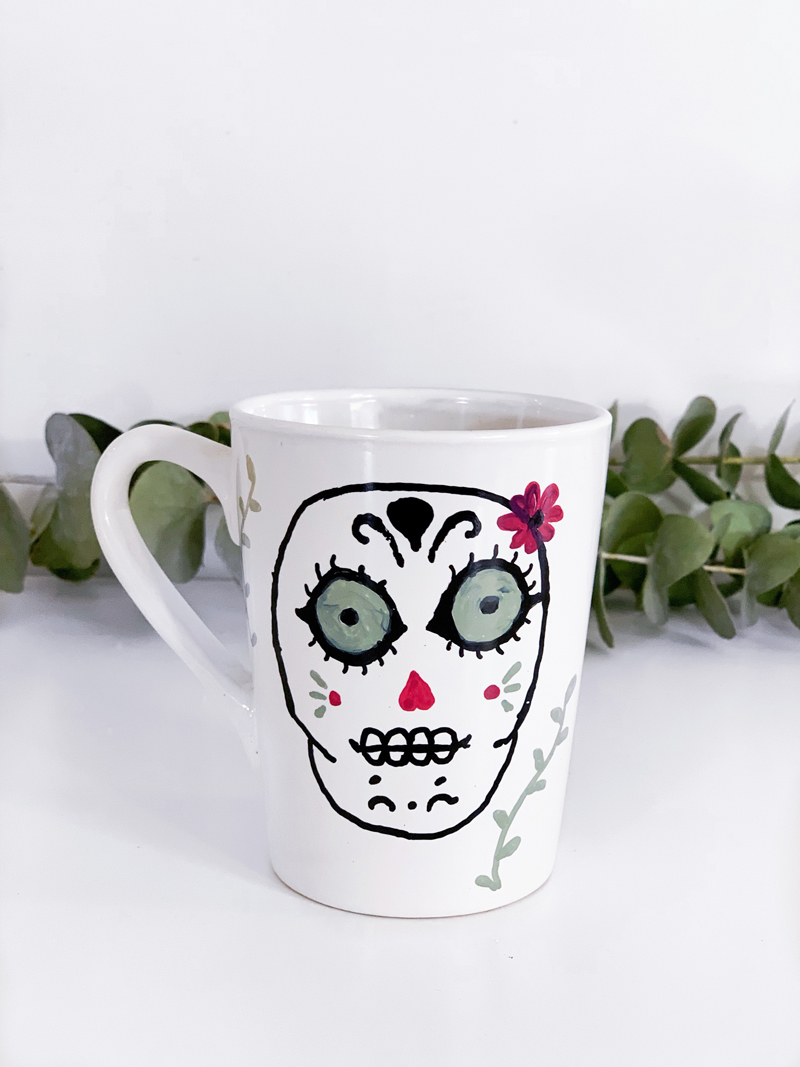 DIY painted coffee mug