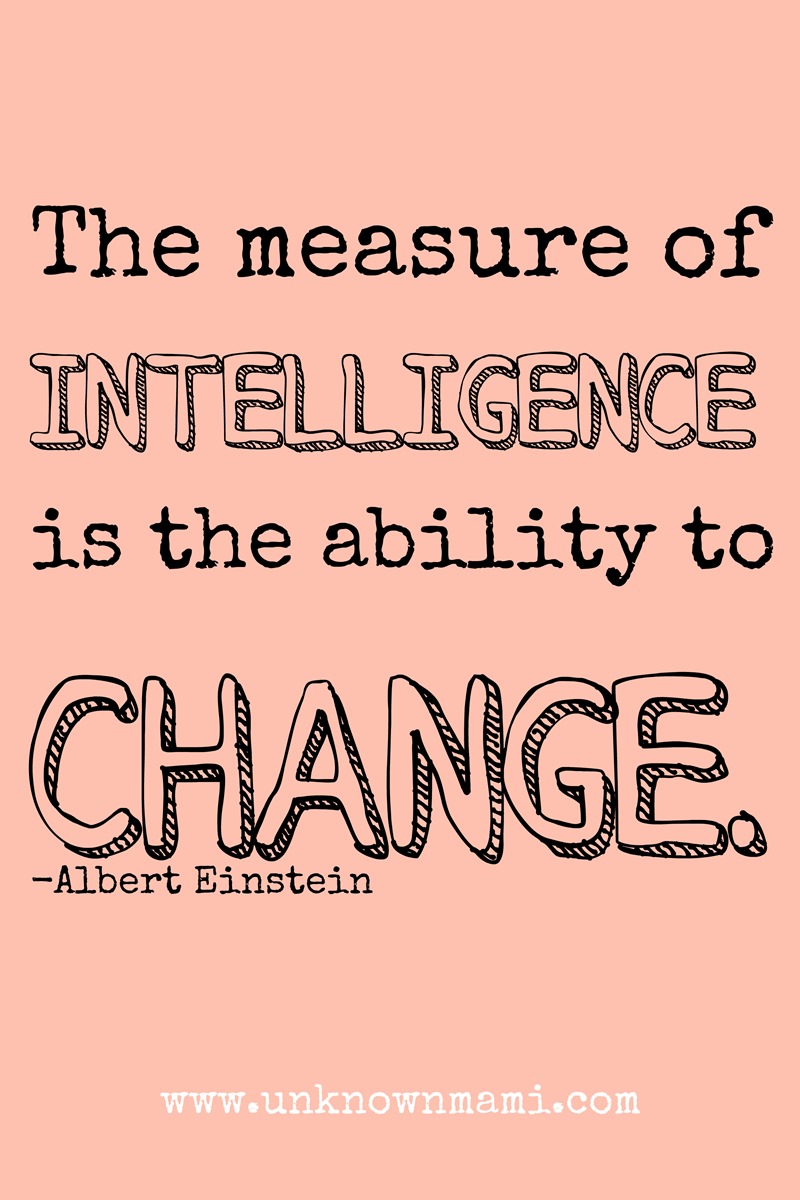 Albert Einstein change quote