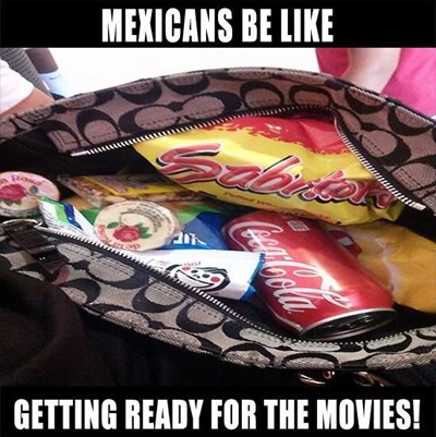 Mexican movie snacks