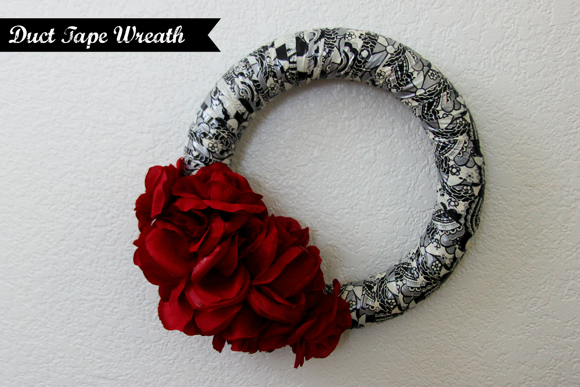 DIY: Duct Tape Wreath