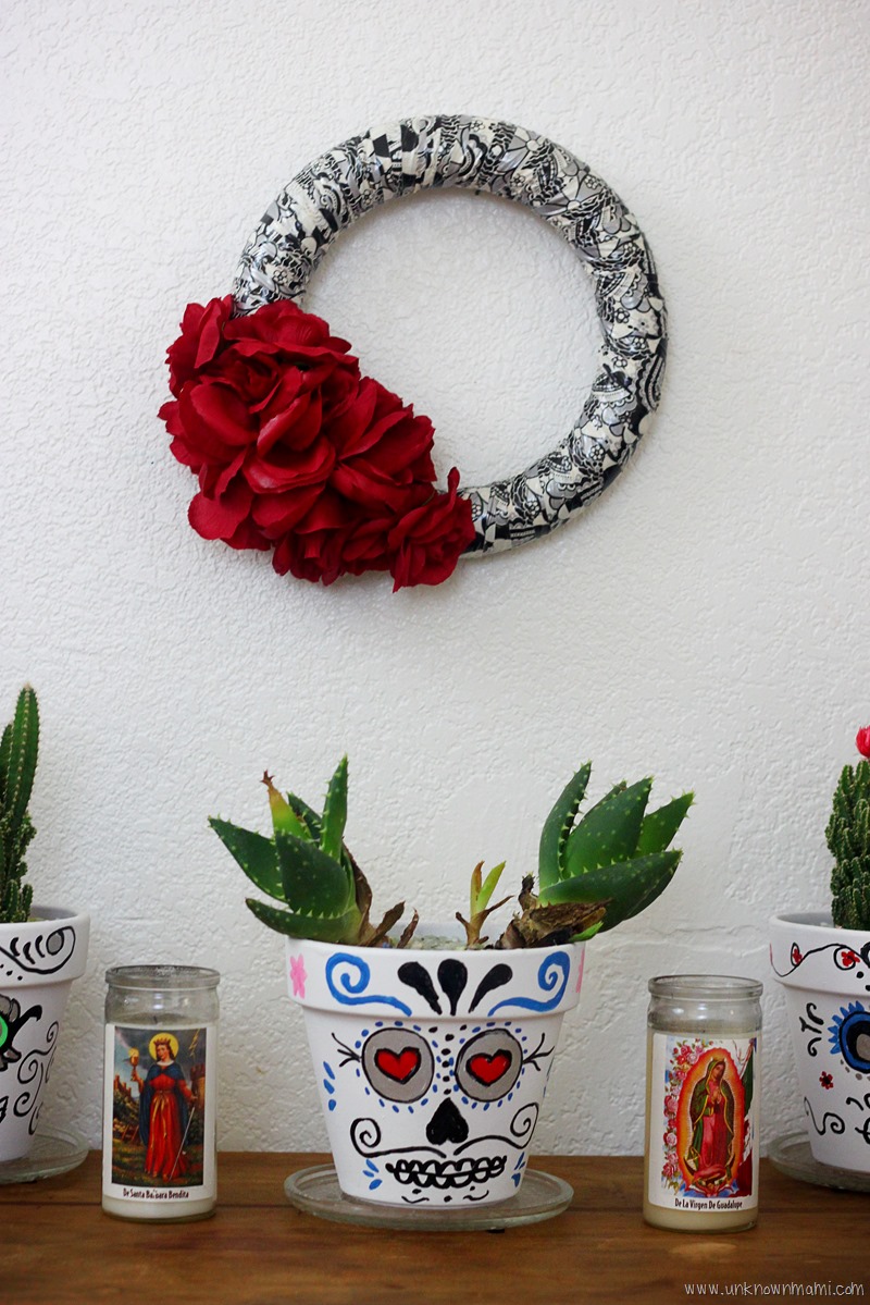 Duct tape wreath