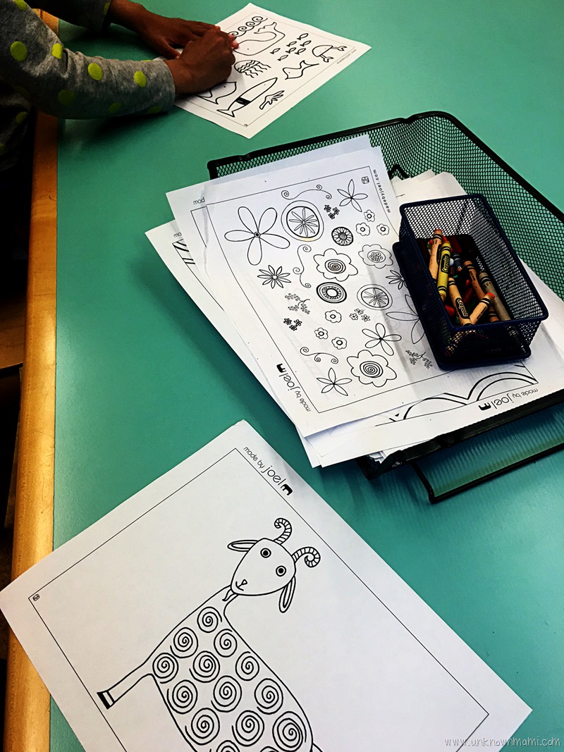 Coloring at library
