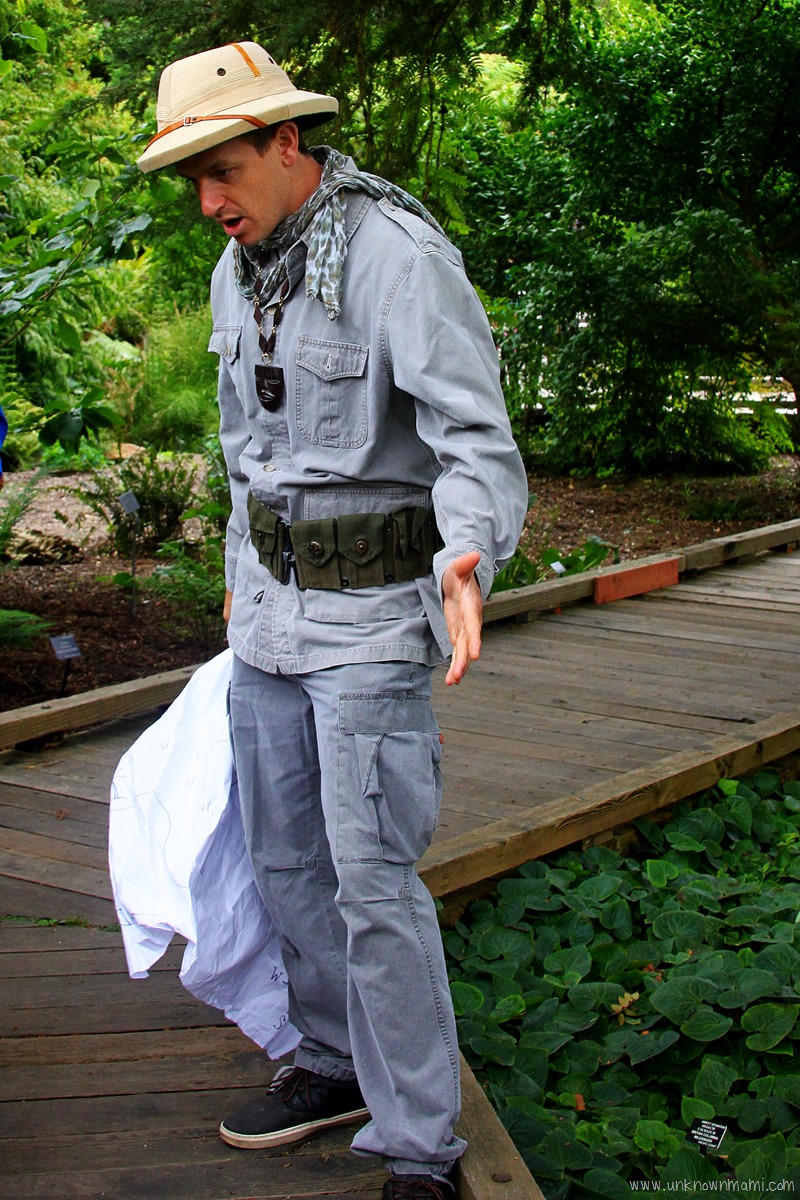 Explorer at scavenger hunt