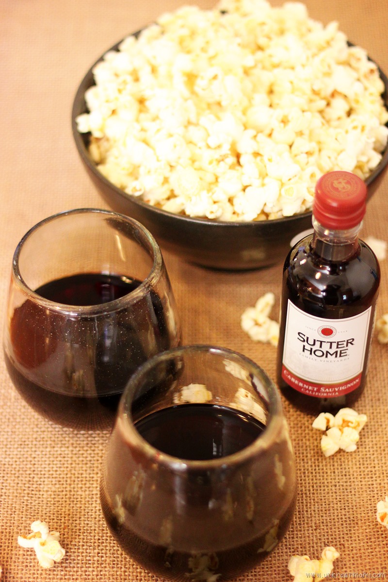 Sutter Home Wine and Popcorn