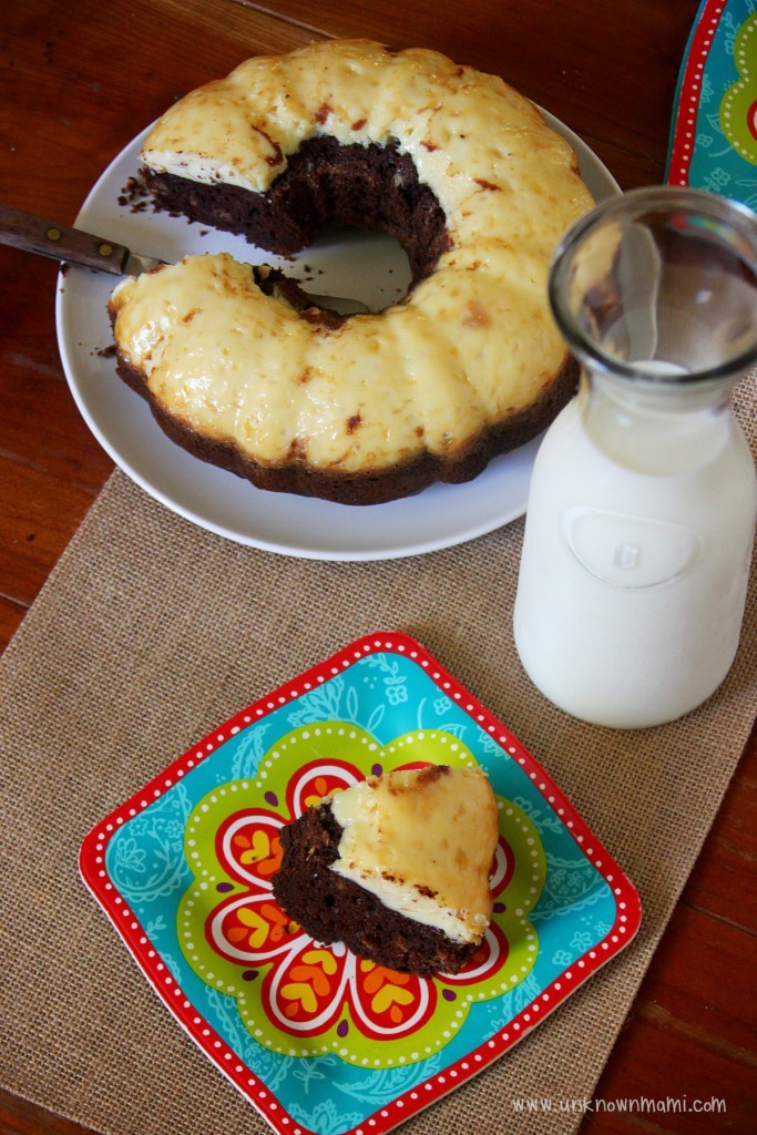 CHIPS AHOY chocolate flan cake