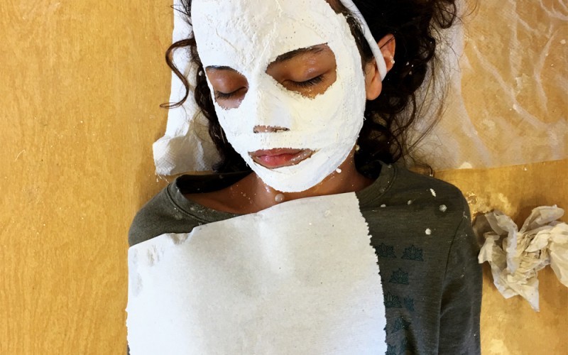 Plaster cloth mask making