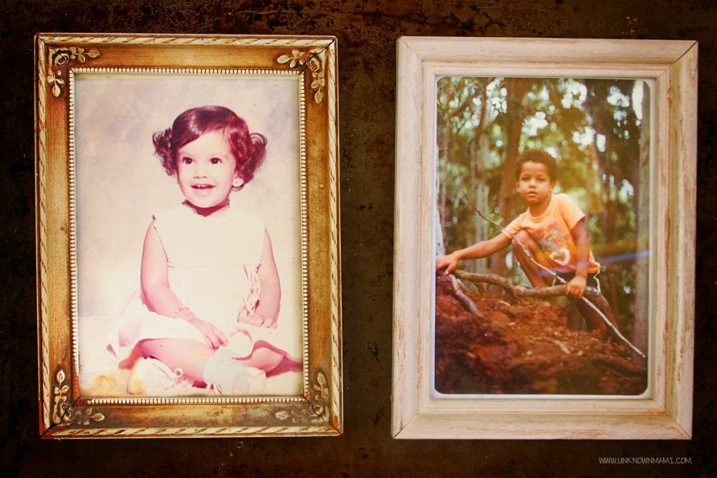 Framed kid pictures