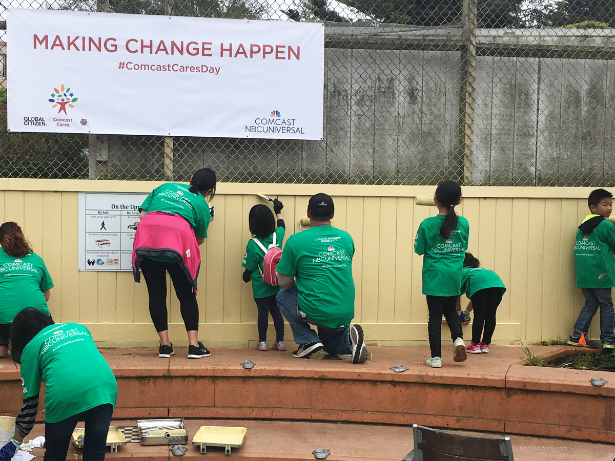Comcast Cares Day Sutro Elementary
