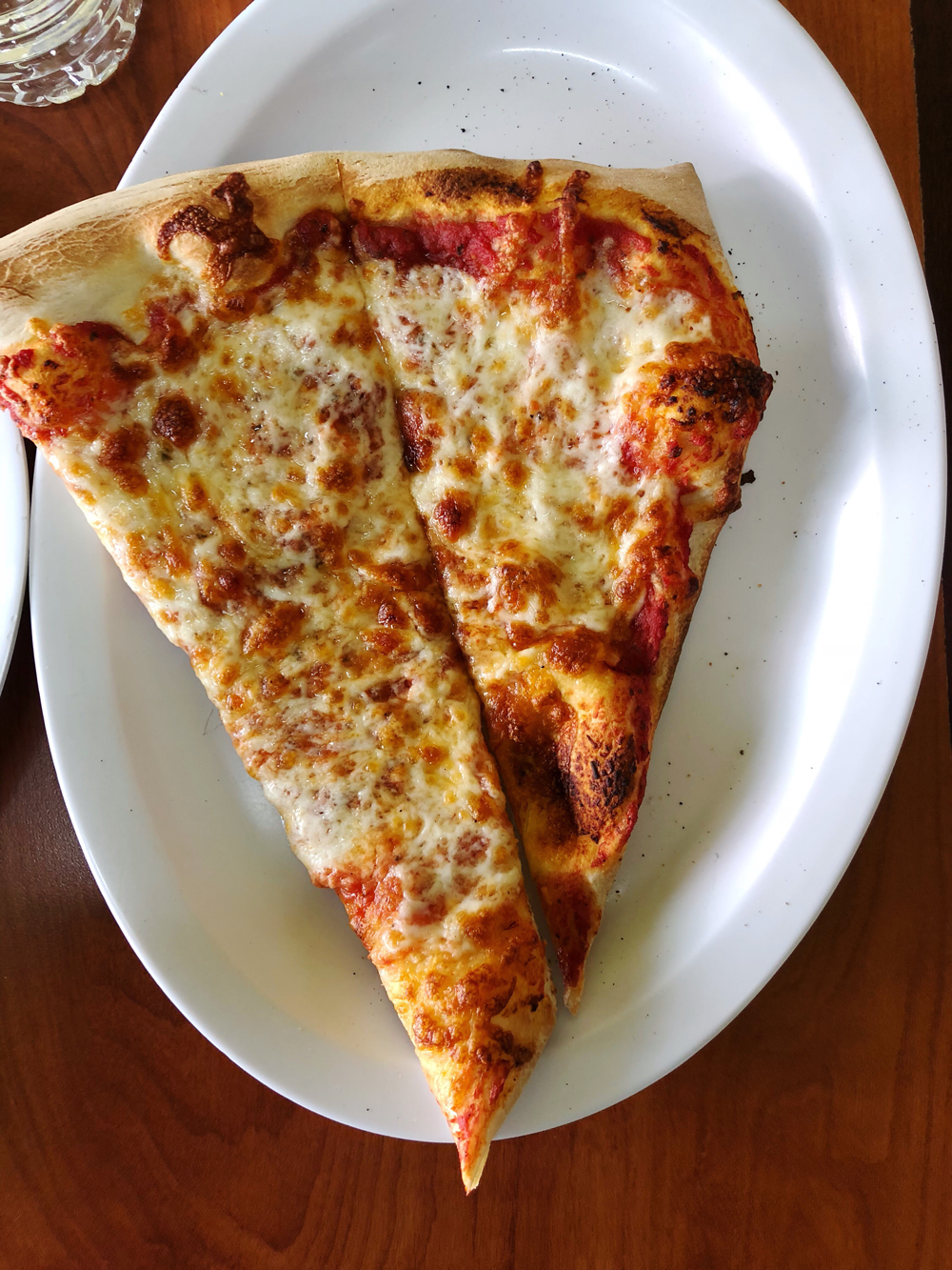 Slice of cheese pizza