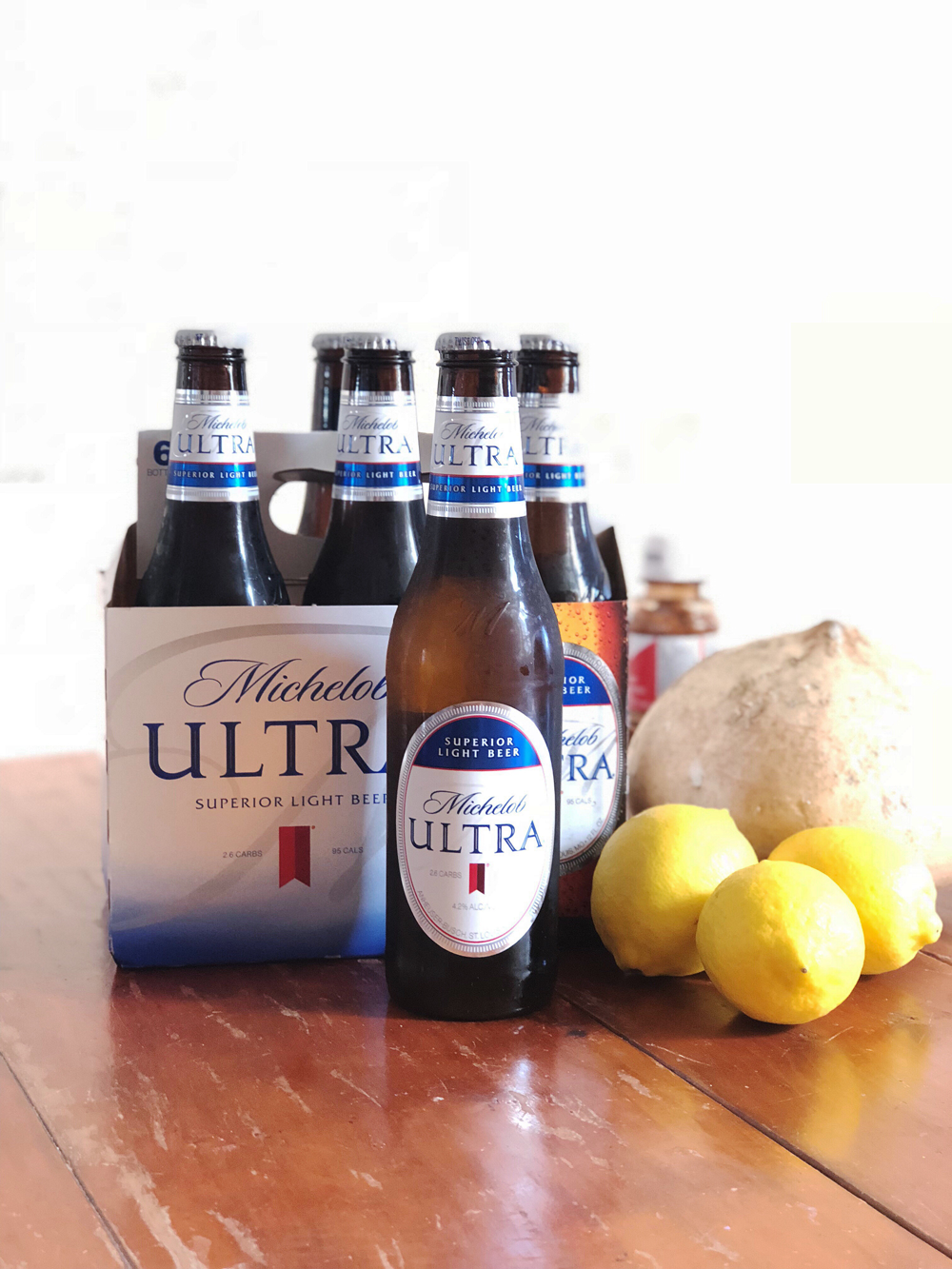 Jicama and Michelob ULTRA