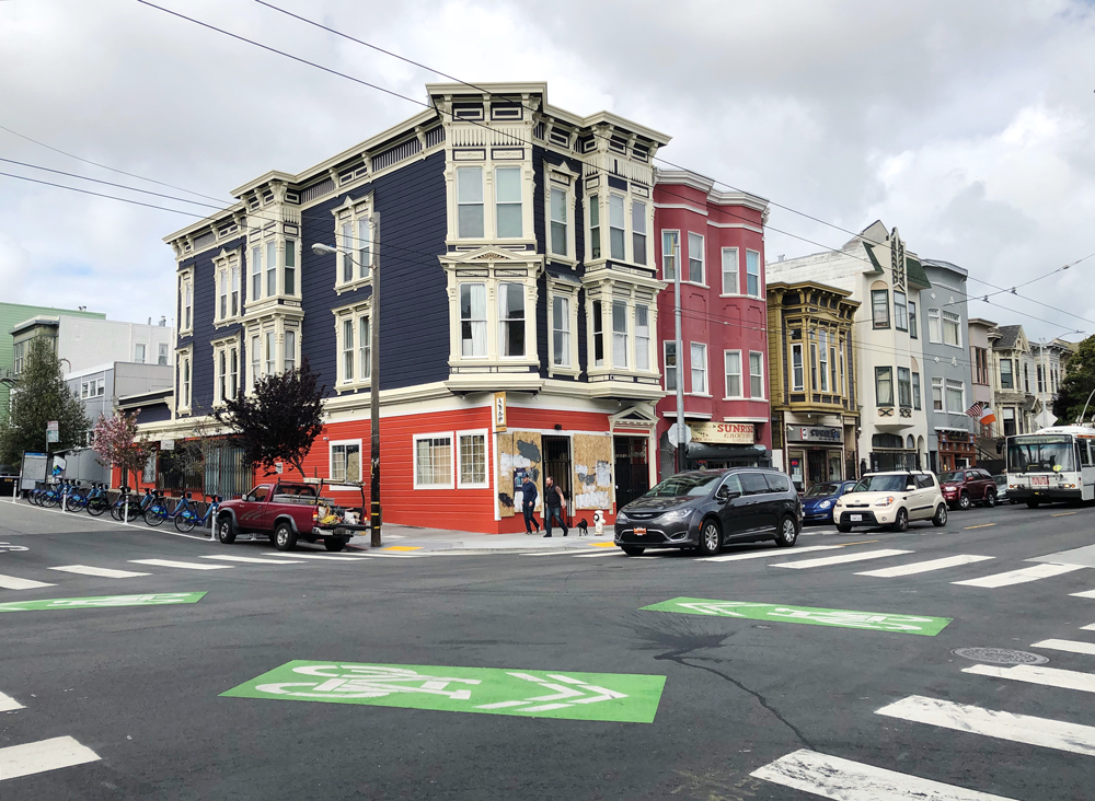 Corner of Haight and Pierce