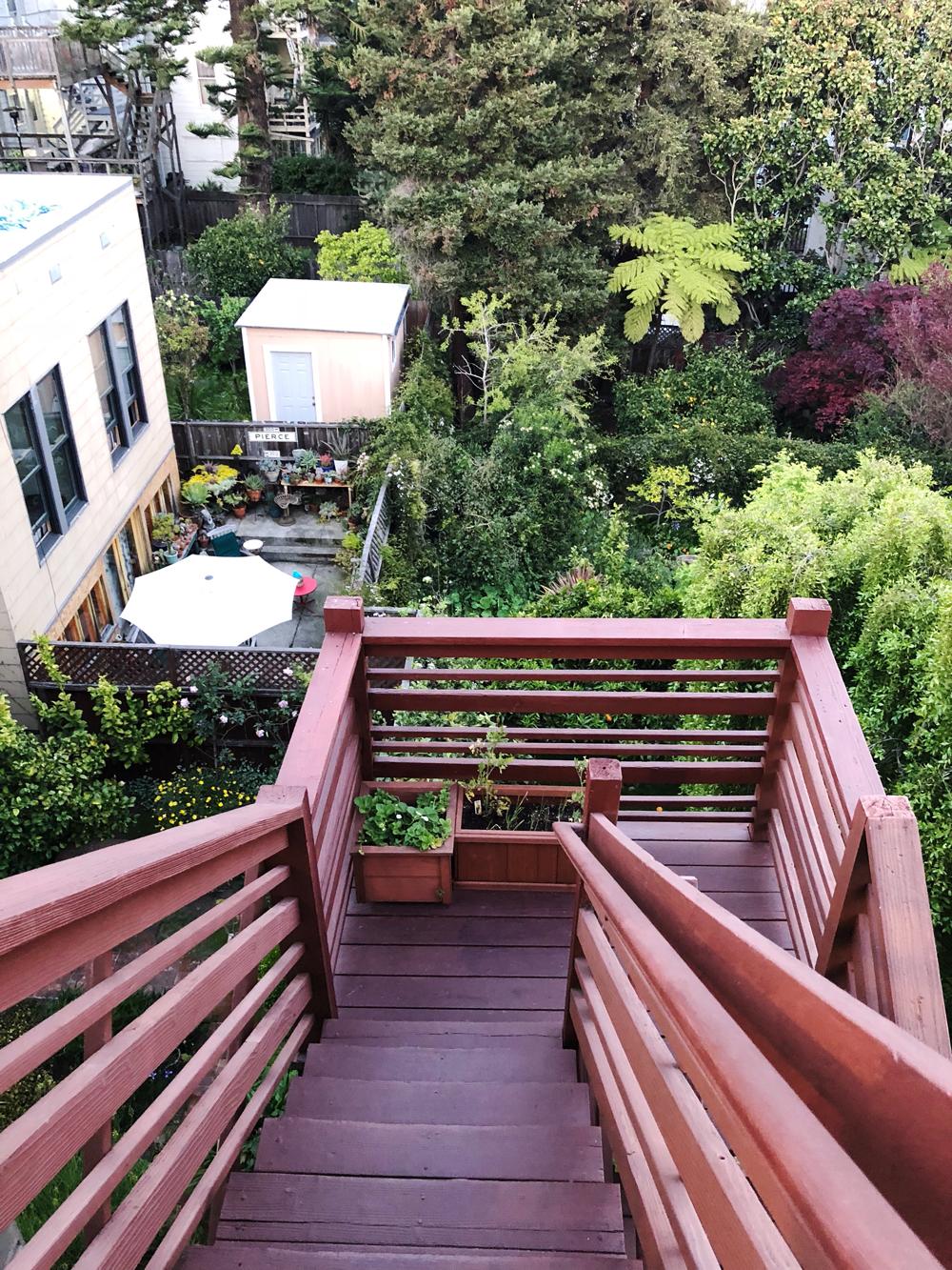 View from deck in the Lower Haight