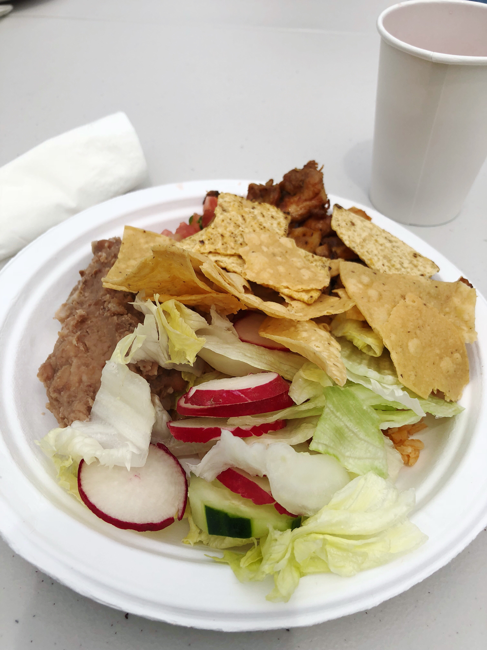 Mexican food on a plate