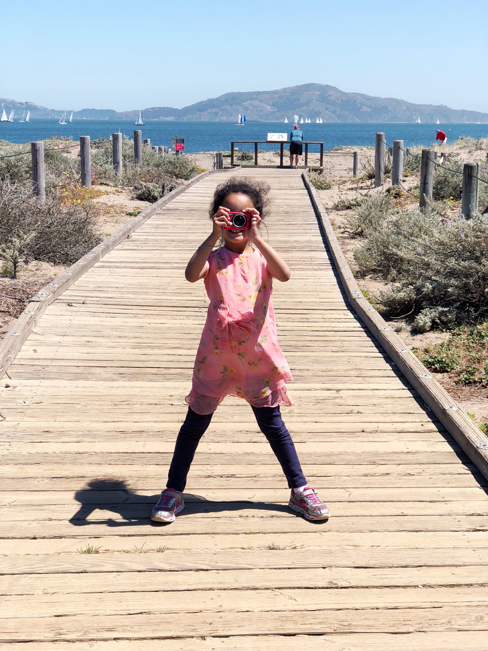 Little girl at Chrissy Field