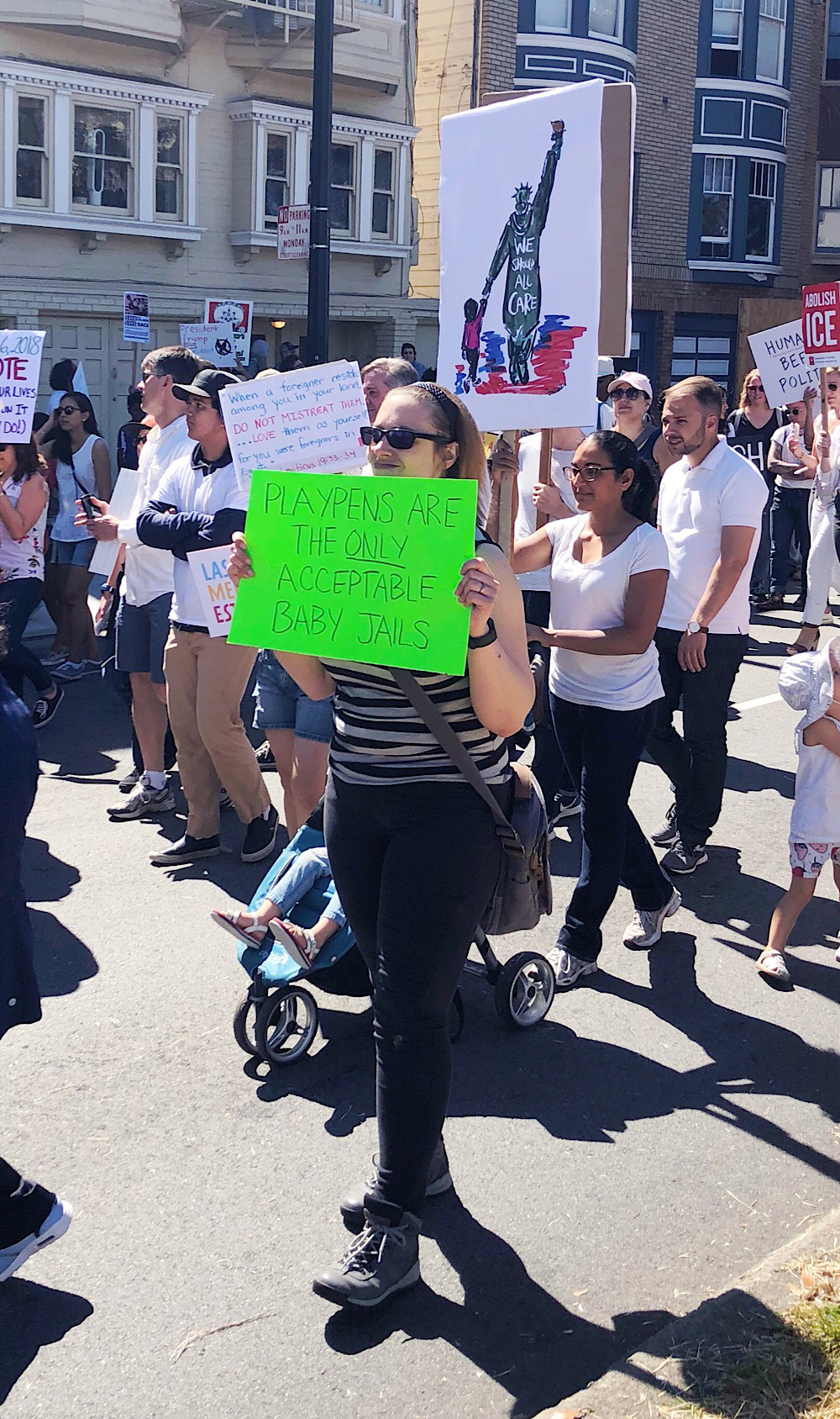 San Francisco Families Belong Together Rally Signs