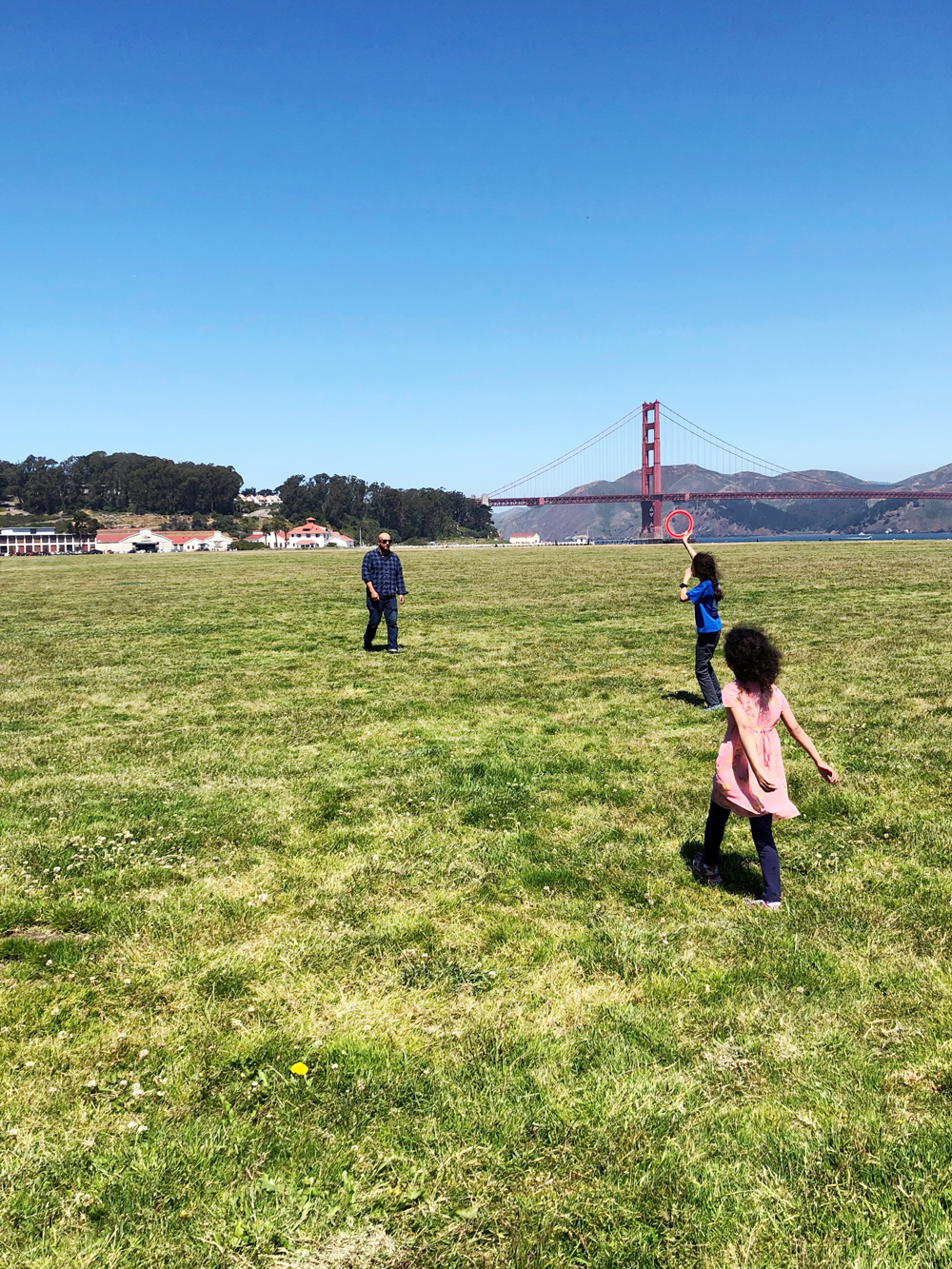 Frisbee at Chrissy Field