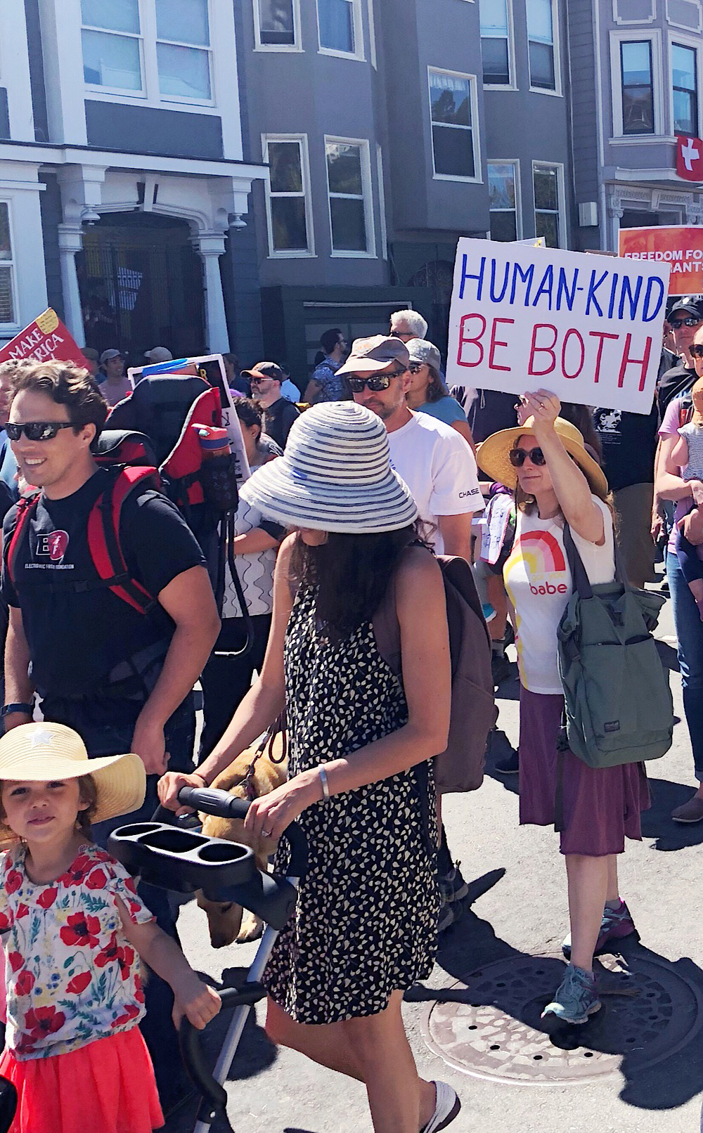 San Francisco Families Belong Together Rally Signs