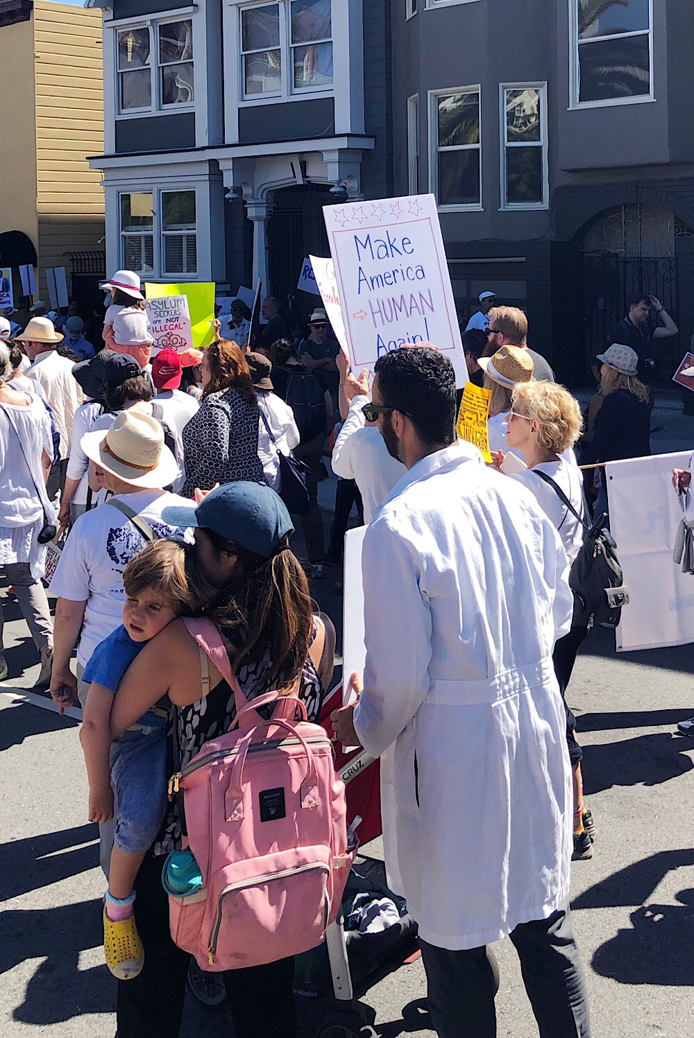 San Francisco Families Belong Together Rally Signs