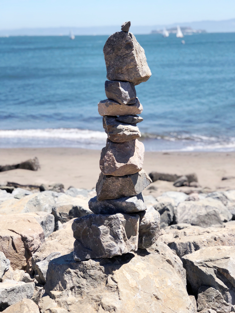 Stacked Rocks at Chrissy Field