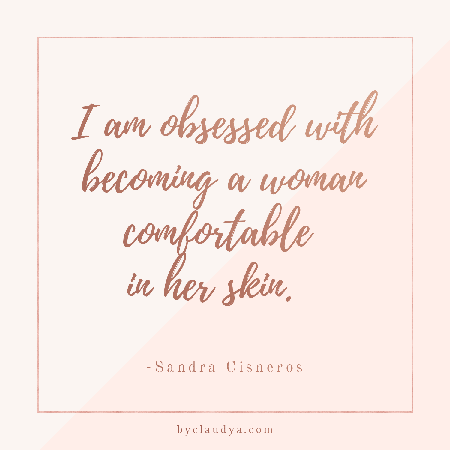 I Am Not Comfortable In My Skin Or Am I By Claudya