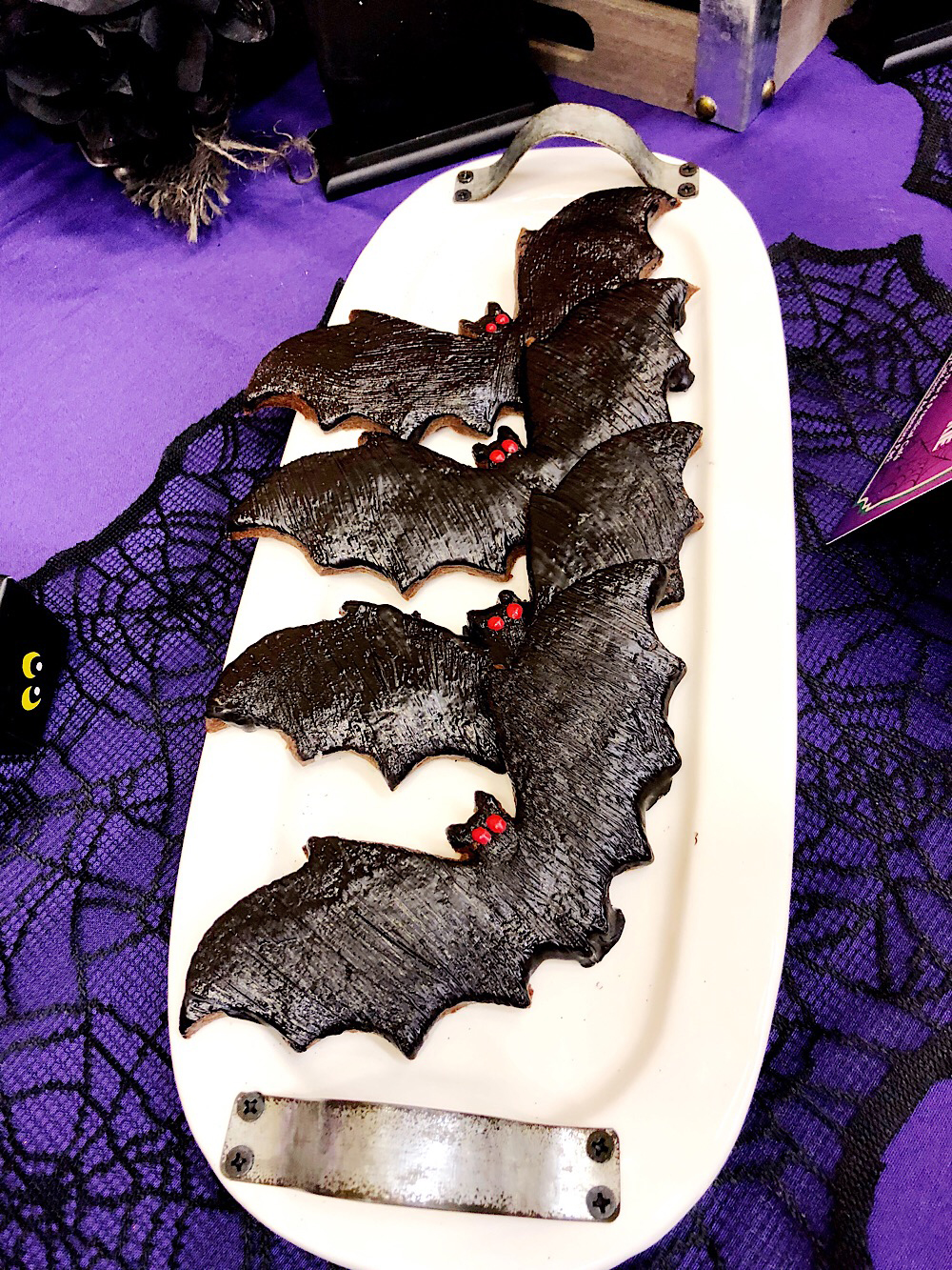 Halloween Time Bat Cookies at Disneyland