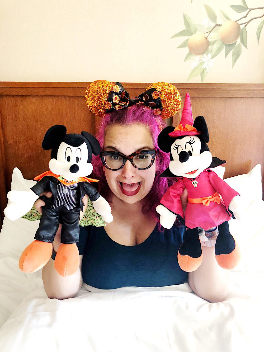 Mickey and Minnie Halloween Time Stuffed Animals