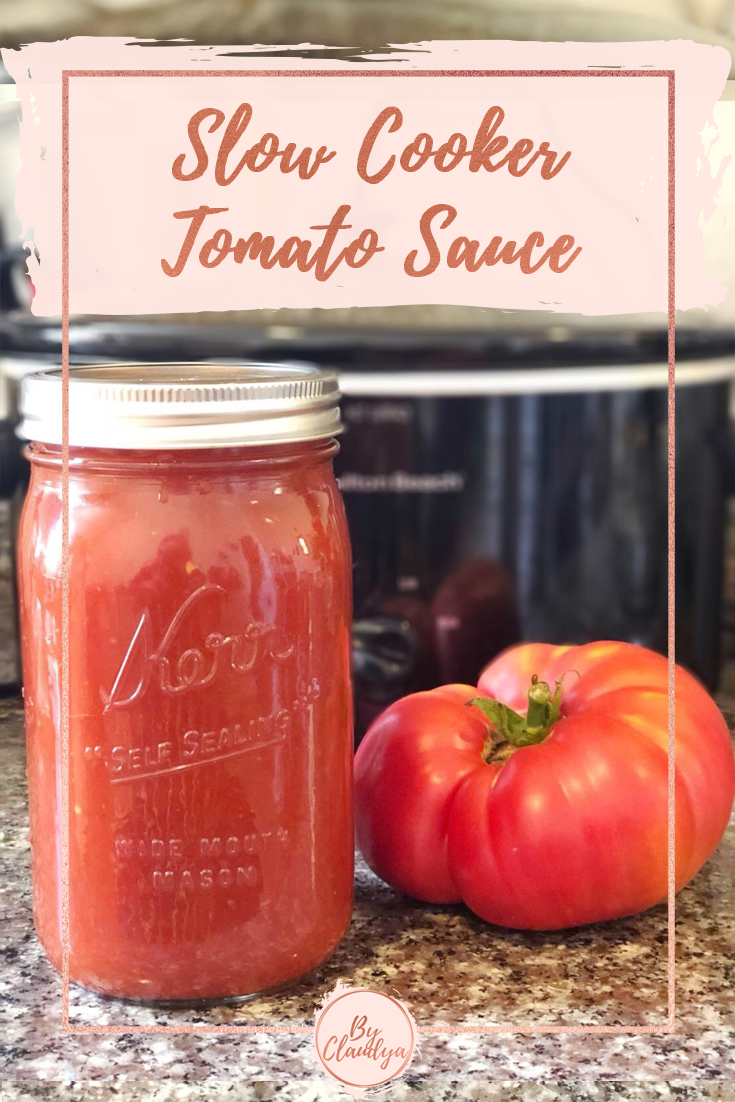 Slow Cooker Tomato Sauce
