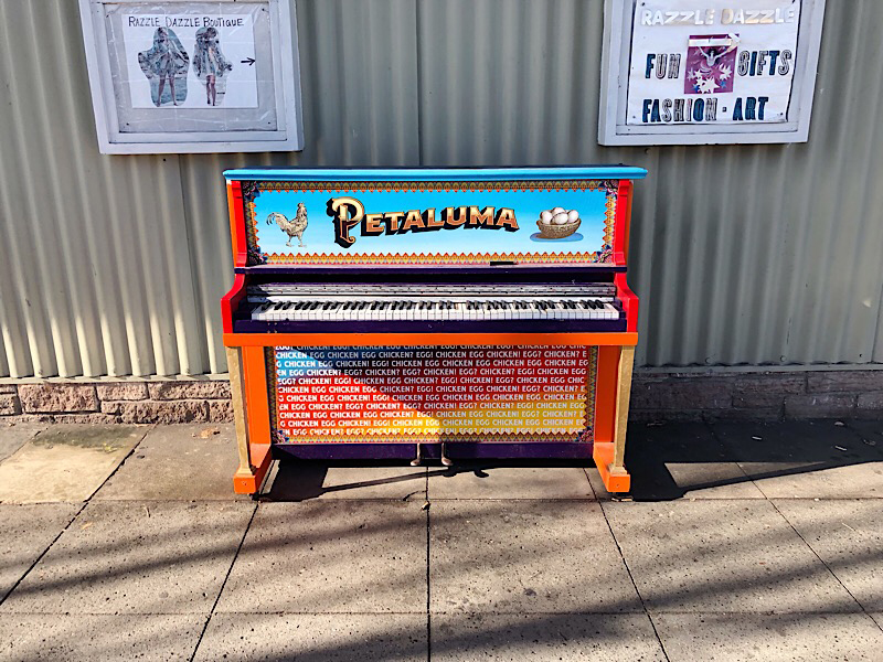 Street Piano in Petaluma