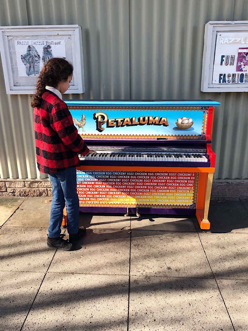 Street Piano in Petaluma