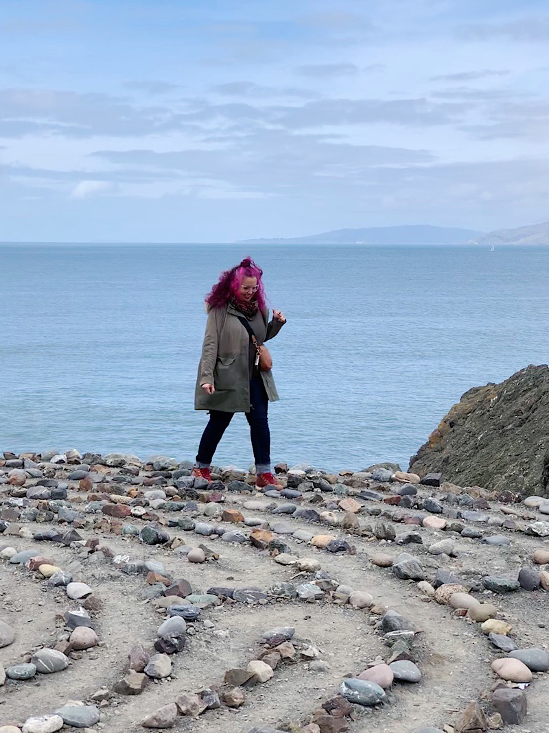 Mile Rock Beach in San Francisco