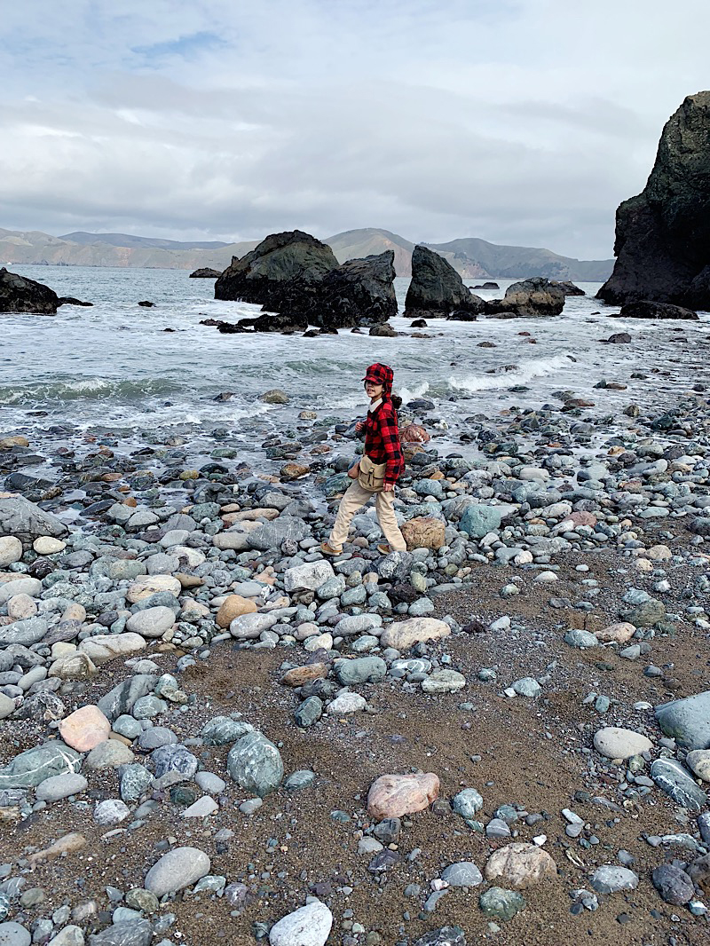 Mile Rock Beach in San Francisco