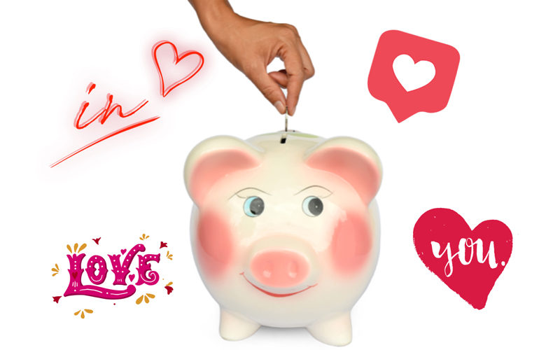 Piggy bank: Date with money