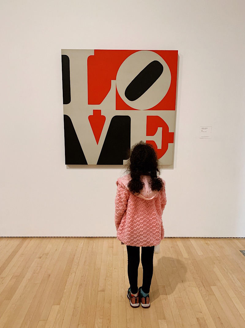 Robert Indiana Love at SFMOMA