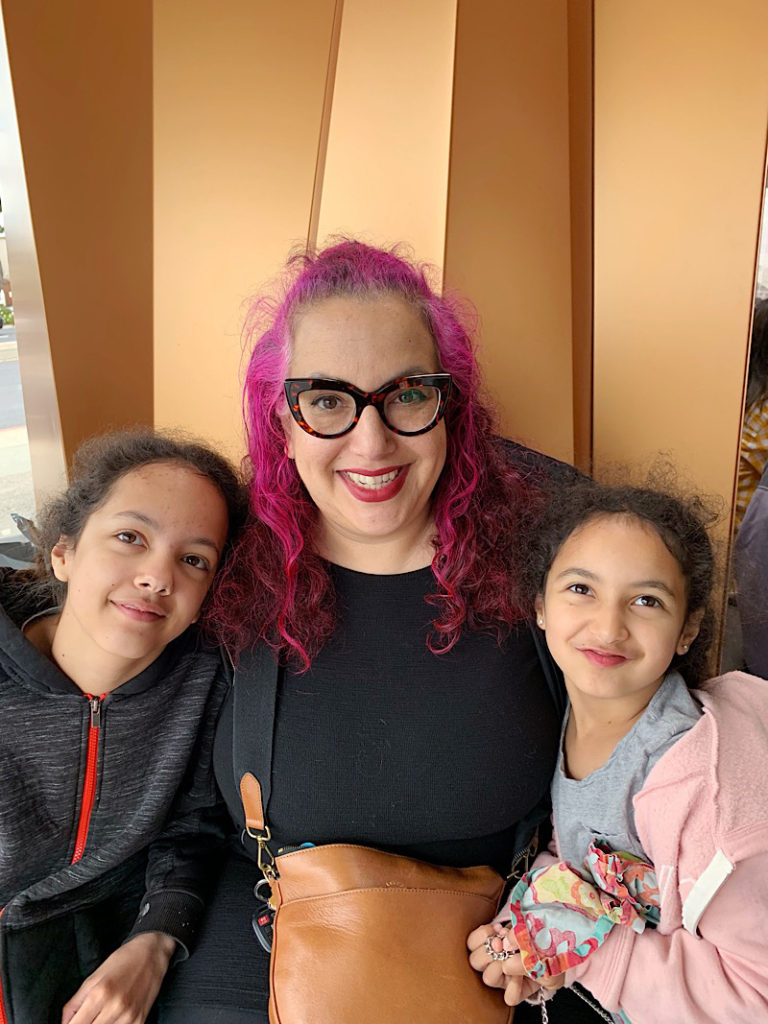 Mom and daughters