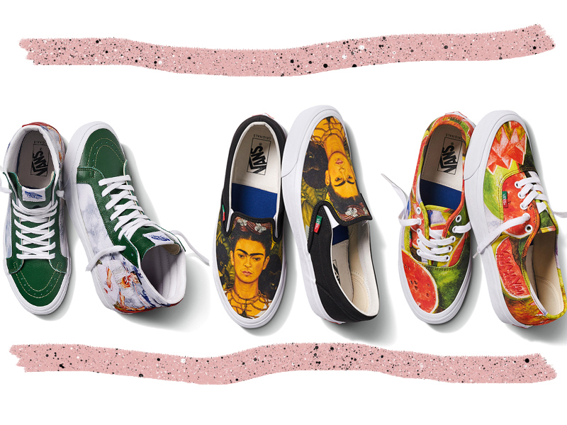 Check out the Frida Kahlo Vans Collection