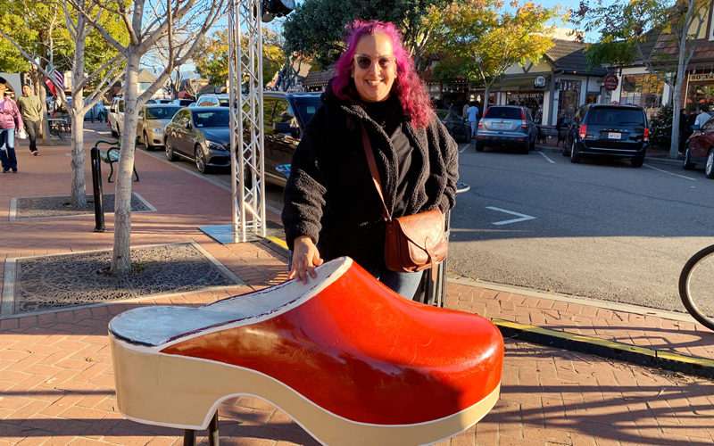 giant clog in Solvang, California