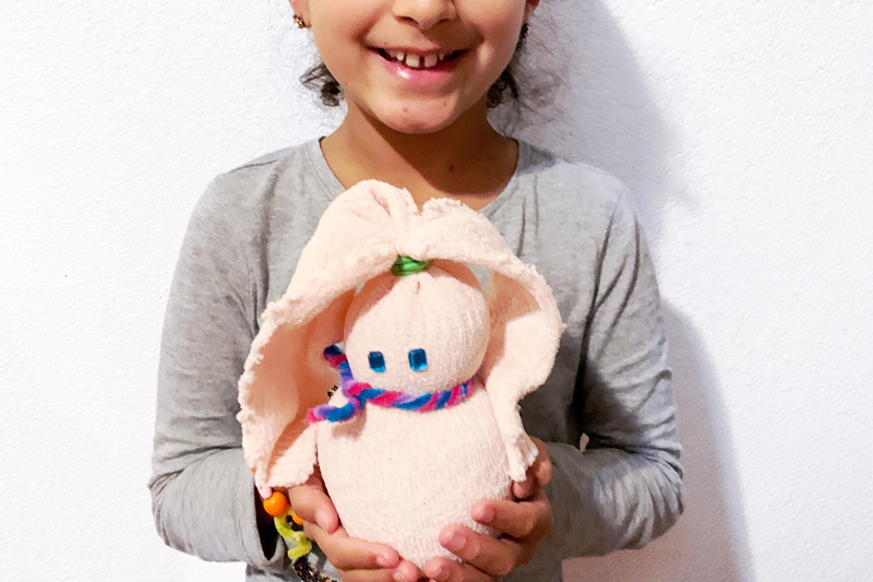 DIY Velveteen Rabbit Made by My Daughter