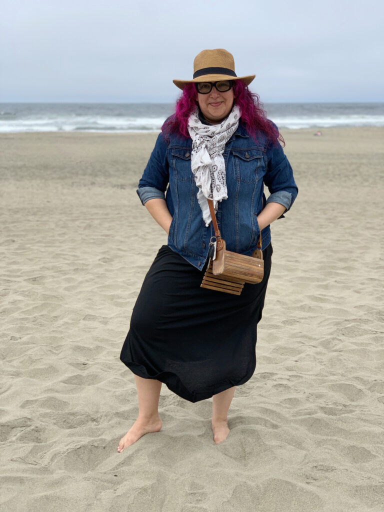 Woman at Ocean Beach - Representing Myself